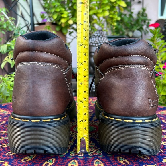 🏴 Dr. Martens MIE Chunky Vintage 7 Eye Platform Ankle Boots UK 7 - Picture 6 of 17